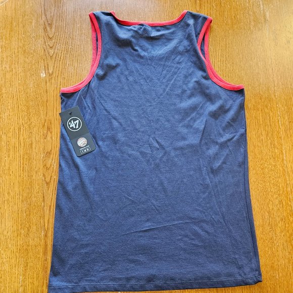 '47 Men's Boston Red Sox MLB Navy Blue Winger Franklin Tank Top size L Large - Picture 3 of 8